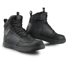 SHIMA Rebel 2.0 perforierte wasserdichte Damen Motorrad Schuhe schwarz, 41