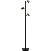 LUCIDE UPTON - Stehlampe - 3xGU10 - Rauchfarbe Grau