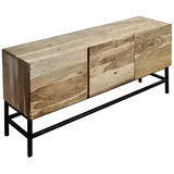 SAM Sideboard Kommode Akazie 120x30x60 cm naturfarben Nagar IV