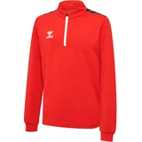 hummel Authentic Half Zip Sweat Kinder - True Red 152