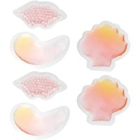 Beaupretty Lippenpads 6 Stücke Kühlpads Gel Kühlmaske Gesichte Augen Lippen Schlafpad Gelpad Kühlend Augenmaske Kühlpad Wärmepack Kälte & Wärmetherapie für Tränensäcke Migräne Kopfschmerzen