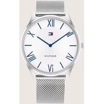 Tommy Hilfiger Analog Quarzuhr für Herren mit Edelstahl- oder Lederarmband
