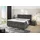 JOB Boxspringbett 180 x 200 cm Dunkelgrau