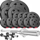 Set aus Verbundgewichten Langhantel Hop-Sport Premium 58kg