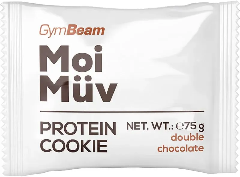 GymBeam MoiMüv Protein Cookie Eiweißkeks Geschmack Double Chocolate 75 g