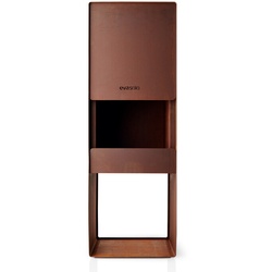 Outdoorkamin FireBox Eva Solo grau, Designer Tools Design, 125x42x37 cm