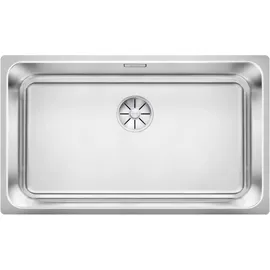 Blanco Solis 700 rechts Einbauspüle gebürsteter Edelstahl Handbetätigung 740 x 440 mm