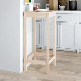 vidaXL Bartisch 50 x 50 x 110 cm Braun