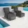 Tectake Benissa Loungeset grau