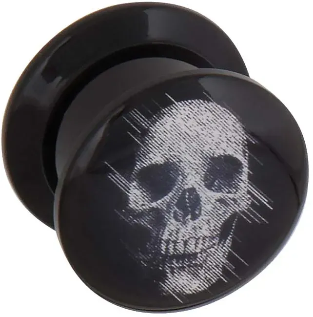 Acryl Plug TOTENKOPF