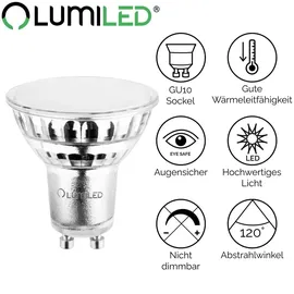 Lumiled Reflektorlampe 10x GU10 6 W 6500 K Kaltweiß