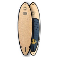 Runga-Boards SUP-Board TIIWAI WOOD burl Hard Board Stand Up Paddling SUP, Allrounder, (Set 9.0, Inkl. coiled leash & 3-tlg. Fiberglas Finnen-Set) 9.0 - 273 cm