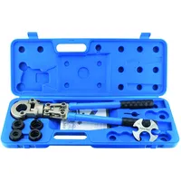 Pipetec Handpresszange TH-Profil für TH 16, TH 20, TH 26 und TH 32 - im Koffer + GRATIS Prüflehre