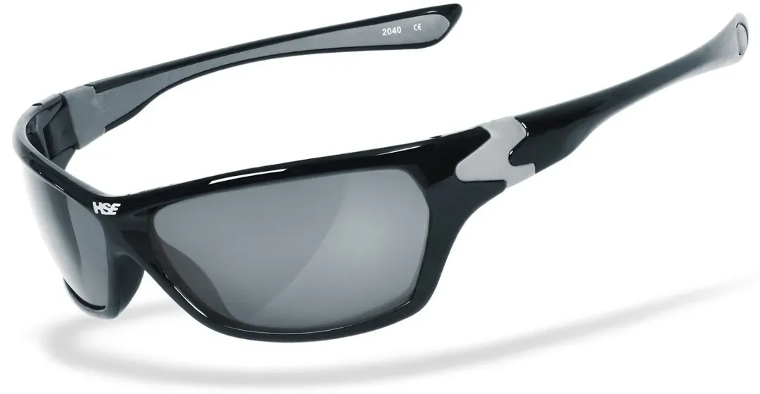 HSE SportEyes Highsider Photochromic Sonnenbrille, schwarz-grau für Männer