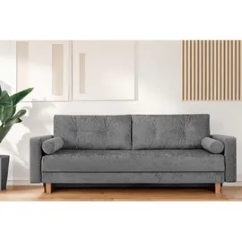 Konsimo Einzelsofa Eriso ¦ grau ¦ Maße (cm): B: 220 H: 80