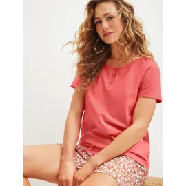 CALIDA Flower Nights Shorty Pyjama Rose of Sharon 44/46