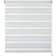 Schöner Wohnen Doppelrollo Tilda 45 x 150 cm transparent/weiß