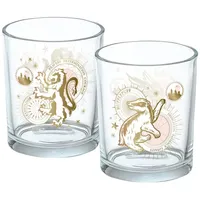Geda Labels Glas Trinkglas 0,4 l Beige 2 St.