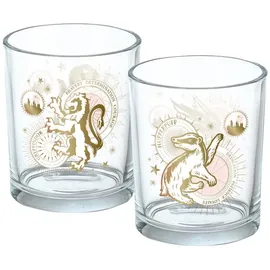 Geda Labels Glas Trinkglas 0,4 l Beige 2 St.