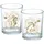 Geda Labels Glas Trinkglas 0,4 l Beige 2 St.