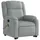 vidaXL Massagesessel mit Aufstehhilfe Stoff 95 x 99 x 95 cm Grau