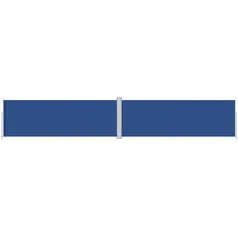 vidaXL Seitenmarkise Ausziehbar 180 x 1000 cm Blau Polyester