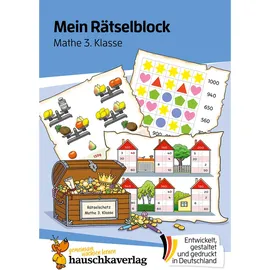 Hauschka-Verlag Mein Rätselblock Mathe 3. Klasse
