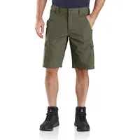 CARHARTT Ripstop Cargo Work Shorts, basil W32