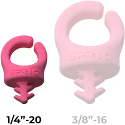 6er Pack Pink (1/4"-20) Kabel- Management