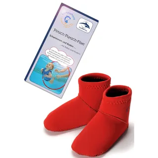 Konfidence/Lampiphant® Paddlers, F-12-24, Neoprensocken, Rot, 12-24 Monate
