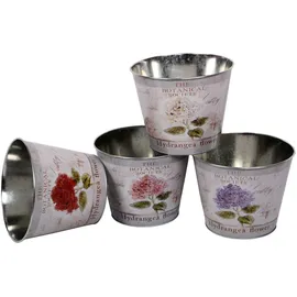 UNUS 4er Set Hortensientopf in Bunt | Gr.: onesize
