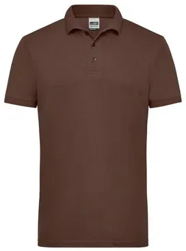 Herren Workwear Poloshirt JN830, braun, Größe 6XL - braun - 6XL