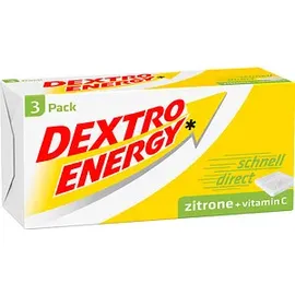 DEXTRO ENERGY Dextrose Zitrone 3ST 138 g