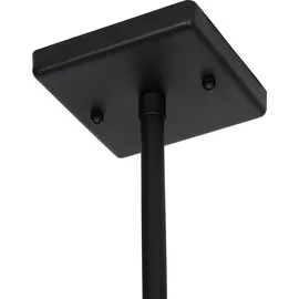 QAZQA Charlois 1-flg. E27 14 cm Rechteckig Schwarz