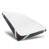 SOFTIMI Topper Matratzenschoner Matratzenbezug gesteppt 200x200x3 cm- hygienisch, antiallergisch - bei 60 Grad waschbar - mit ÖKO TEX Zertifikat - mit Gummizug (200 x 200 cm)