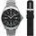 ruhla NVA Kommando Minentaucher Automatik Schwarz 43 mm 4960M-5_SET