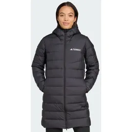adidas Terrex Damen Multi Light Down Hooded 2.0 Parka (Größe L, schwarz)