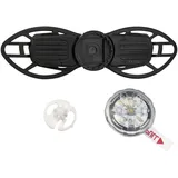 ABUS Zoom Slim LED Fahrradhelm Verstellsystem schwarz