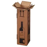 SMARTBOX PRO Weinversandkarton 1 Flaschen braun 105x105x420 4250414105853 Smartbox Pro 20 Stück