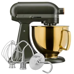 KitchenAid Artisan 5KSM180 Evergreen mit Design-Bowl Radiant Gold