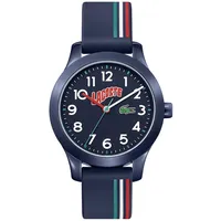 Lacoste Analog Quarzuhr für Kinder Kollektion LACOSTE.12.12 Kids mit Blaues Silikonarmband - 2030028