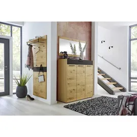 VOSS LEVIO Garderobenpaneel 80x183x27 schwarz