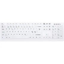 Cherry AK-C8100F-FUS-W/NOR RF Wireless Membran Key Switch, QWERTY Weiß