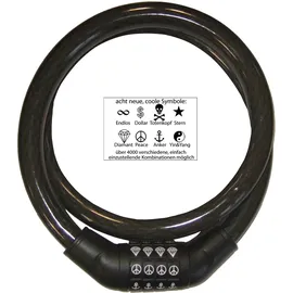 SECURITY PLUS SPS 100 Schwarz Kabelschloss