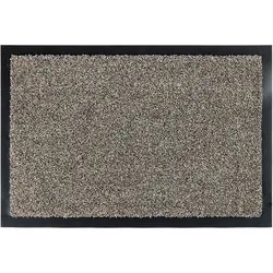 Fußmatte ASTRA "Calcite", braun, B:40cm H:10mm L:60cm, Kunstfaser, Teppiche, Türmatte, Sauberlaufmatte, rutschfest, meliert, nimmt Schmutz auf