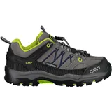 CMP KIDS RIGEL LOW TREKKING SHOES WP GRAFFITE-MARINE