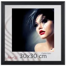 Ideal Trend Artos Holz schwarz 30x30 cm Collage