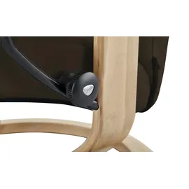 Stressless Relaxsessel Leder 72 x 94 x 70 cm Braun mit Hocker