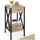Tectake Beistelltisch Braun Eiche 35 x 35 x 70,5 cm