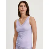 CALIDA Tanktop Natural Comfort Lace Lila XS